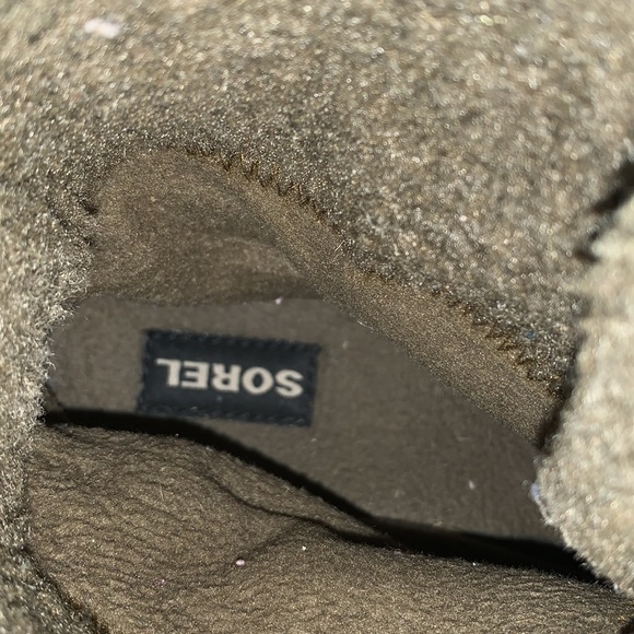 Sorel Plaid Waterproof Boots Tivoli Red and Green Size 7 - Picture 8 of 11